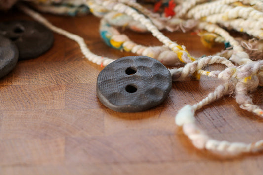 Medium Handcrafted Clay Button
