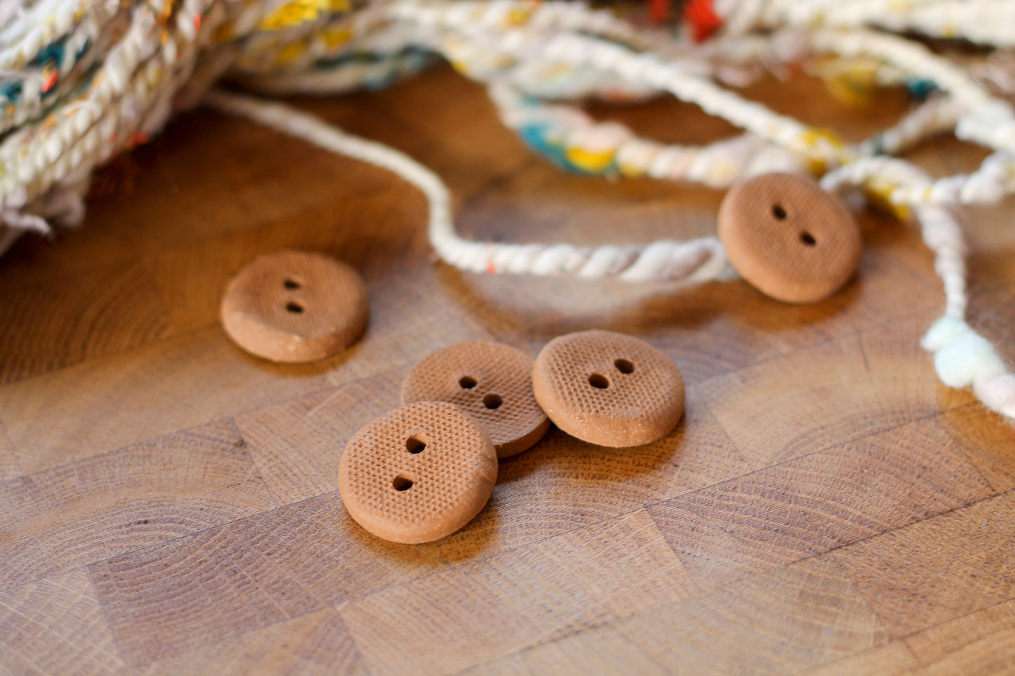 Small Handcrafted Ceramic Buttons